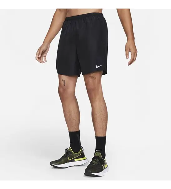 Nike Challenger hardloopshort heren zwart