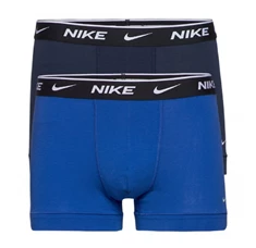 Nike Cotton Stretch 2 Pack boxershorts blauw