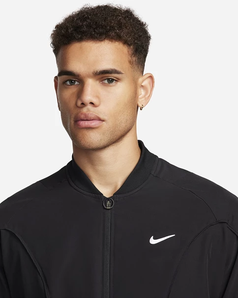 Nike Court Advantage trainingsjack heren zwart dessin