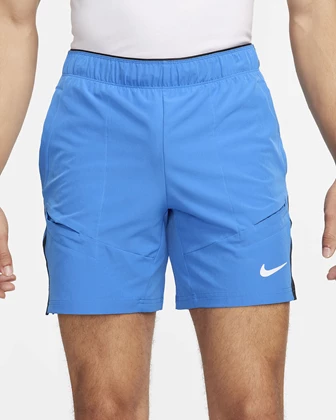 Nike Court Dri-FIT Advantage sportshort heren blauw