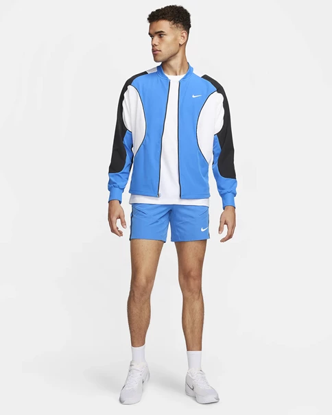 Nike Court Dri-FIT Advantage sportshort heren blauw