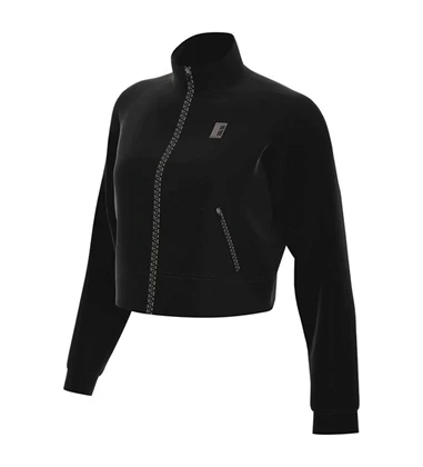 Nike Court Full-Zip trainingsjack dames zwart