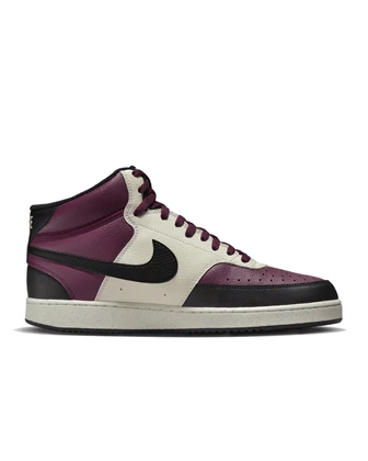 Nike Court Vision Mid sneakers heren rood