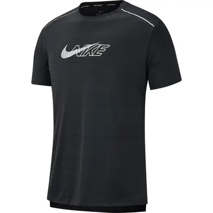 Nike DF Miller Flash SS hardloopshirt heren zwart