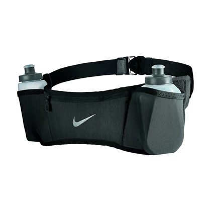 Nike Double Flask Belt bidon zwart