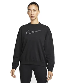 Nike Dri-Fit dames sportsweater antraciet