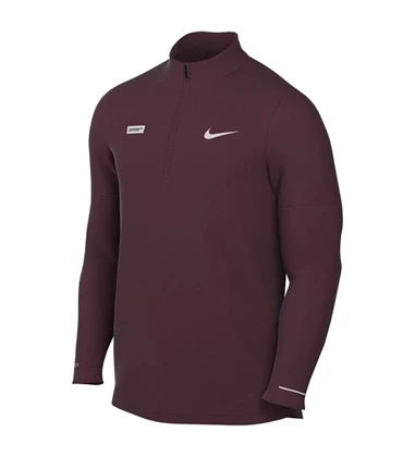 Nike Dri-FIT Element 1/2 sportsweater heren bordeaux