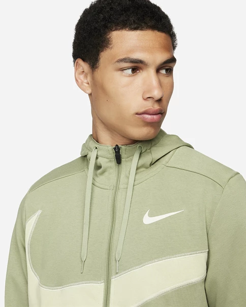 Nike Dri-FIT Fleece Full sportvest heren groen