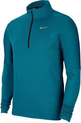 Nike DRI-FIT MENS 1/2-ZIP RUNNING hardloop sweater heren jade