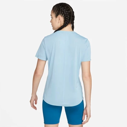 Nike Dri-Fit One sportshirt dames blauw