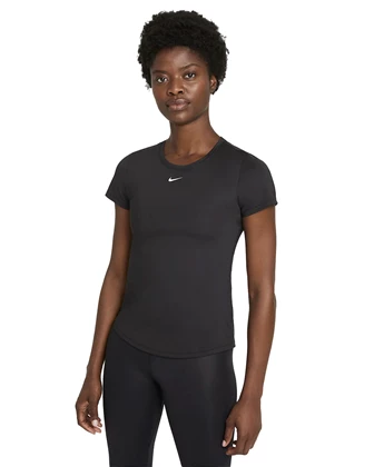 Nike Dri-Fit One sportshirt dames zwart