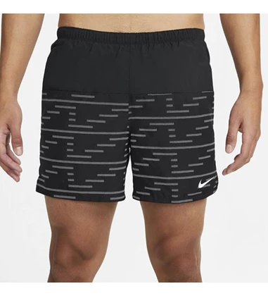 Nike Dri-Fit Run Division hardloop short heren zwart dessin