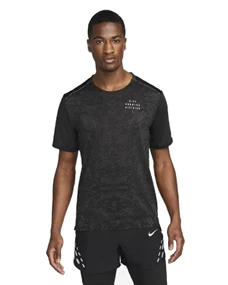 Nike Dri-Fit Run Division heren sportshirt zwart