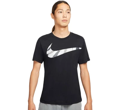 Nike Dri-Fit Sport Clash sportshirt he zwart