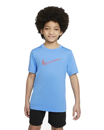 Nike Dri-Fit sportshirt jo blauw
