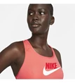 Nike Dri-Fit Swoosh Run sport bh rood