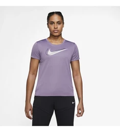 Nike Dri-Fit Swoosh Run sportshirt da grijs