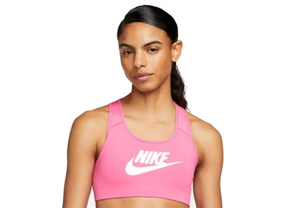 Nike Dri-Fit Swoosh sport bh pink