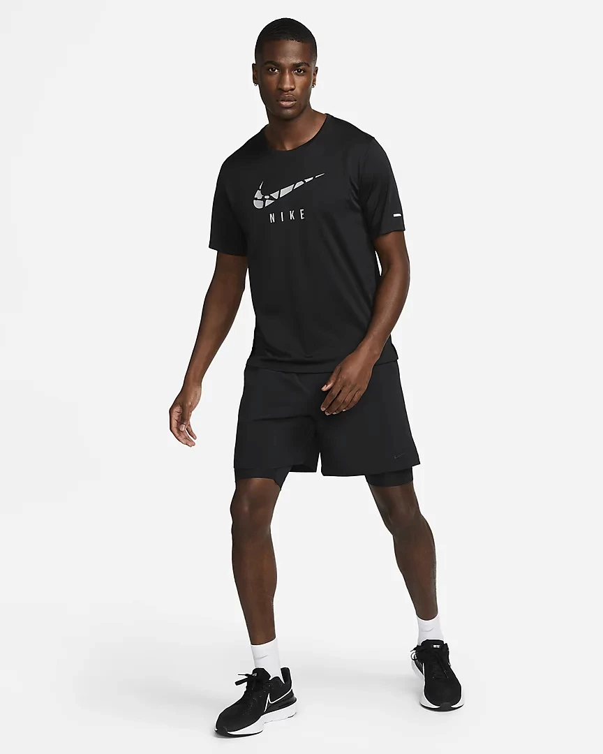 Nike Dri-fit Unlimited Sportshort Heren Zwart