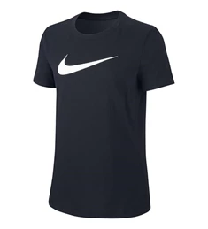 Nike Dry Crew Tee Dames dames sportshirt zwart