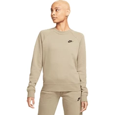 Nike Essential Fleece dames sportsweater bruin