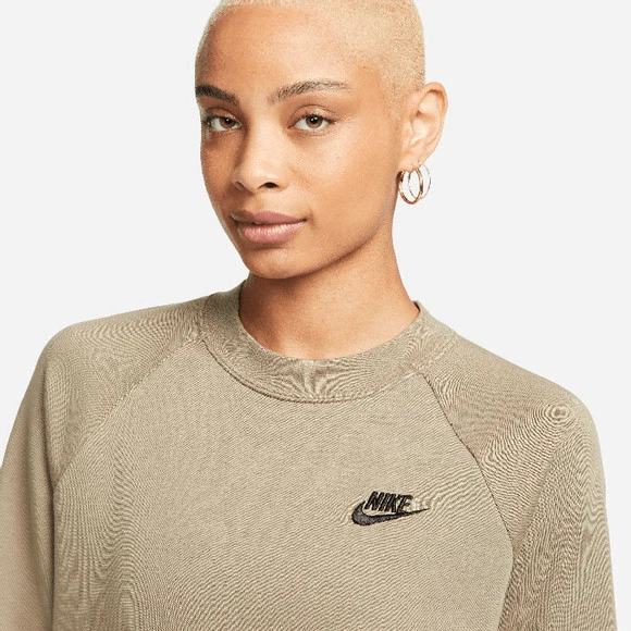 Nike Essential Fleece sportsweater dames bruin