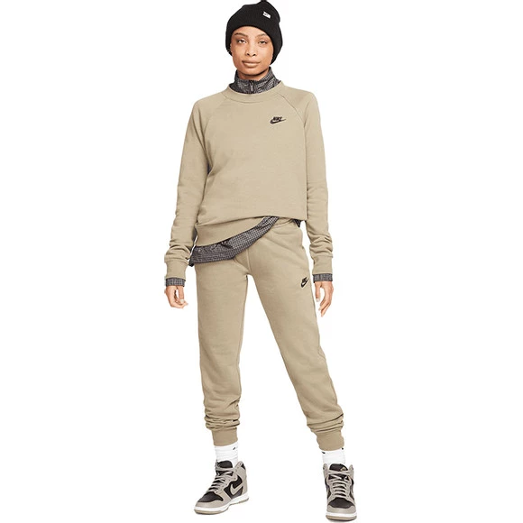 Nike Essential Fleece sportsweater dames bruin