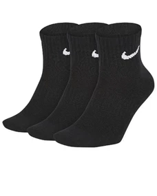 Nike Everyday Ankle Sock / 3 Paar sport sokken + tennis zwart