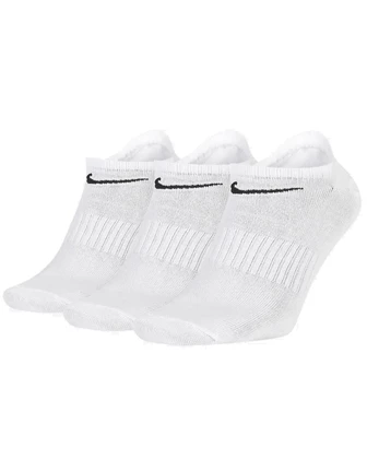 Nike Everyday No Show / 3 Paar sport sokken + tennis wit