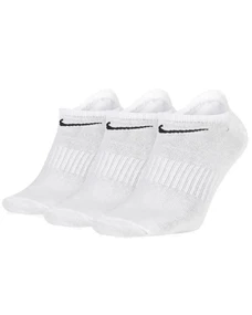 Nike Everyday No Show / 3 Paar tennis sokken wit