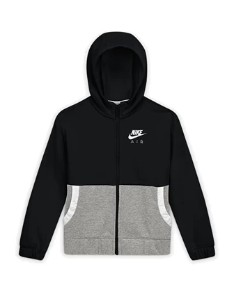 Nike Full Zip Air hoodie sportsweater meisjes zwart