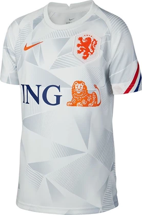 Nike KNVB Y NK DRY TOP SS PM voetbalshirt jr j+m wit