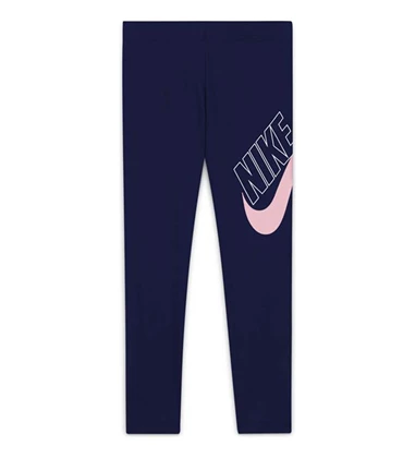 Nike Legging / Tight Favorite sportlegging meisjes donkerblauw