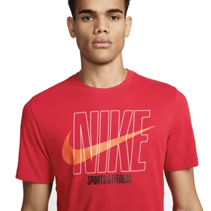 Nike M NK DF sportshirt heren rood