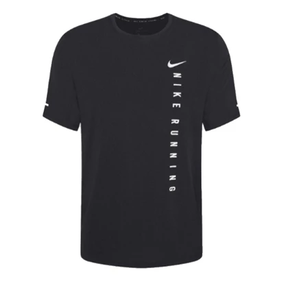 Nike Miller Run Division hardloop shirt heren zwart