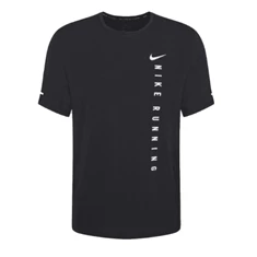 Nike Miller Run Division heren hardloopshirt zwart