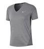 Nike Miller Top V-neck hardloopshirt dames midden grijs