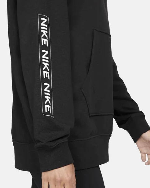 Nike NIKE DRI-FIT GET FIT WOMENS HOODI sportsweater dames zwart