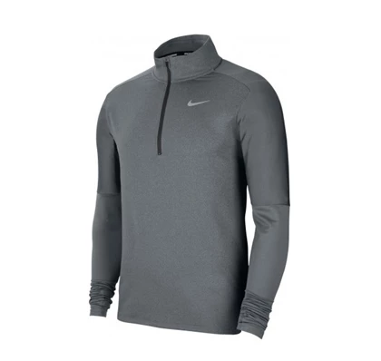 Nike NIKE DRI-FIT MENS 1/2-ZIP RUNNING hardloop sweater heren midden grijs