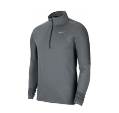 Nike NIKE DRI-FIT MENS 1/2-ZIP RUNNING heren hardloopshirt lange mouwen midden grijs