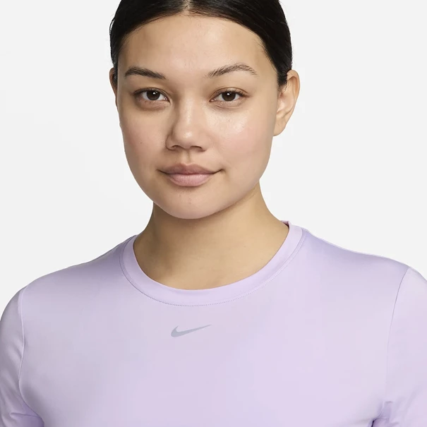 Nike One Classic Dri-Fit sportshirt dames lila