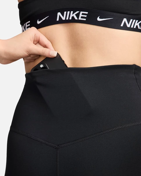 Nike One High-Waist sportlegging dames zwart