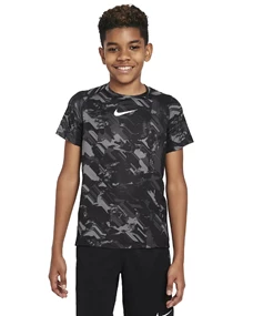 Nike Pro jongens sportshirt zwart