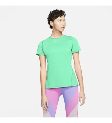 Nike Pro Short Sleeve sportshirt dames mint