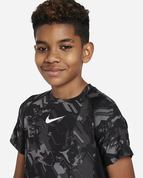 Nike Pro sportshirt jongens zwart