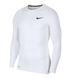 Nike Pro Top Longsleeve heren compressie shirt wit