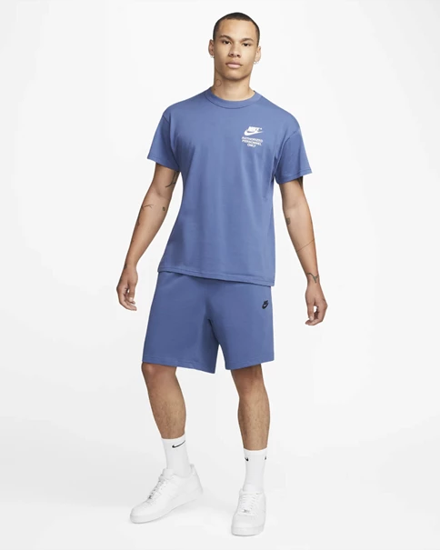 Nike Sportswear casual short heren donkerblauw