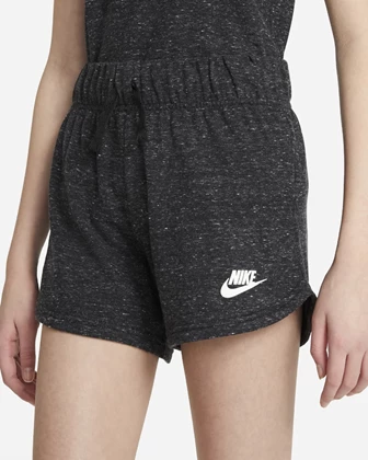 Nike Sportswear casual short meisjes zwart dessin