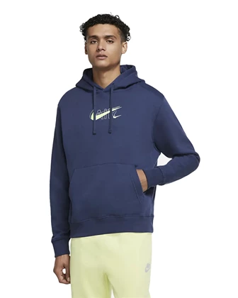 Nike Sportswear casual sweater heren donkerblauw