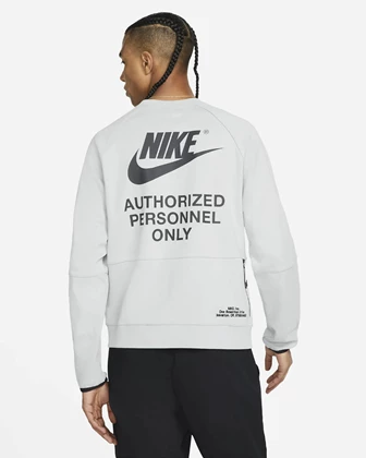 Nike Sportswear casual sweater heren grijs